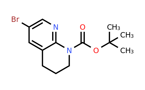 CAS 335030-38-1 | Tert-butyl 6-bromo-3,4-dihydro-1,8-naphthyridine-1(2H)-carboxylate