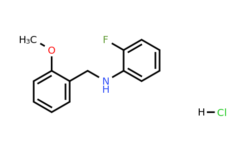 CAS 335206-95-6 | 2-Fluoro-N-(2-methoxybenzyl)aniline hydrochloride