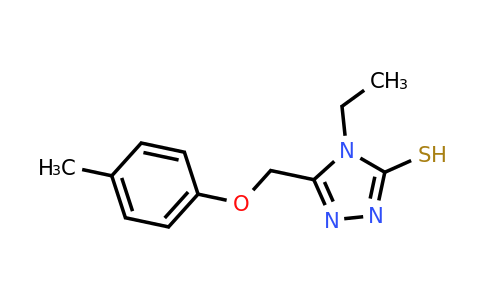 CAS 335215-56-0 | 4-ethyl-5-[(4-methylphenoxy)methyl]-4H-1,2,4-triazole-3-thiol