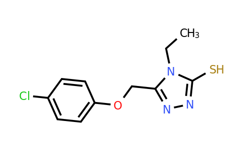 CAS 335215-60-6 | 5-[(4-chlorophenoxy)methyl]-4-ethyl-4H-1,2,4-triazole-3-thiol