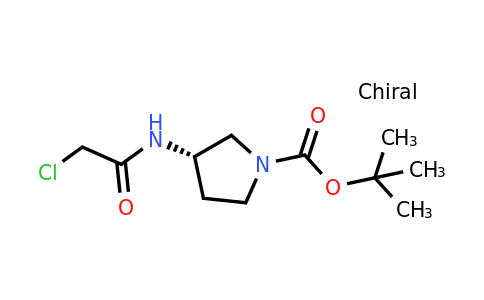 CAS 335280-33-6 | (S)-tert-Butyl 3-(2-chloroacetamido)pyrrolidine-1-carboxylate