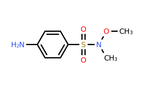 CAS 33529-48-5 | 4-Amino-N-methoxy-N-methylbenzenesulfonamide