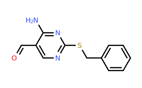 CAS 335318-29-1 | 4-Amino-2-benzylsulfanyl-pyrimidine-5-carbaldehyde