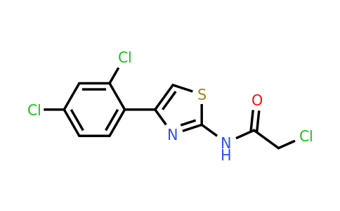 CAS 335387-29-6 | 2-Chloro-N-(4-(2,4-dichlorophenyl)thiazol-2-yl)acetamide
