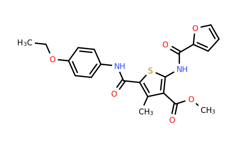 CAS 335410-98-5 | Methyl 5-((4-ethoxyphenyl)carbamoyl)-2-(furan-2-carboxamido)-4-methylthiophene-3-carboxylate