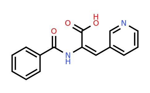 CAS 33560-99-5 | 2-(Phenylformamido)-3-(pyridin-3-yl)prop-2-enoic acid