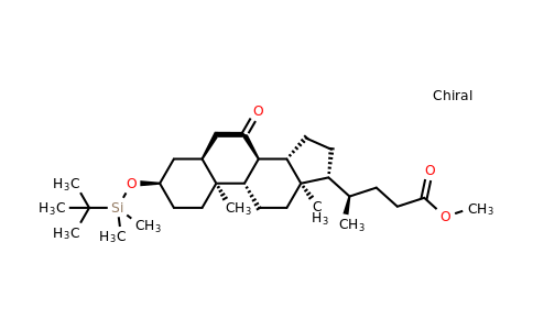 CAS 336099-76-4 | (R)-Methyl 4-((3R,5S,8R,9S,10S,13R,14S,17R)-3-(tert-butyldimethylsilyloxy)-10,13-dimethyl-7-oxo-hexadecahydro-1H-cyclopenta[a]phenanthren-17-yl)pentanoate