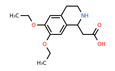 CAS 336185-23-0 | (6,7-Diethoxy-1,2,3,4-tetrahydro-isoquinolin-1-YL)-acetic acid
