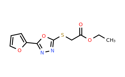 CAS 33621-21-5 | Ethyl 2-{[5-(furan-2-yl)-1,3,4-oxadiazol-2-yl]sulfanyl}acetate