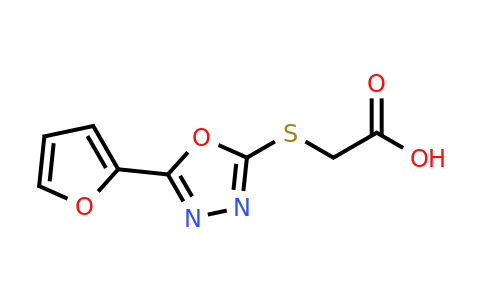 CAS 33621-24-8 | 2-{[5-(furan-2-yl)-1,3,4-oxadiazol-2-yl]sulfanyl}acetic acid