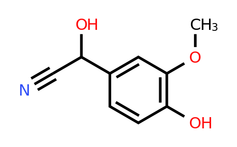 CAS 33630-46-5 | 2-Hydroxy-2-(4-hydroxy-3-methoxyphenyl)acetonitrile