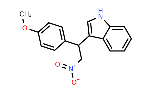 CAS 33723-33-0 | 3-[1-(4-methoxyphenyl)-2-nitroethyl]-1H-indole