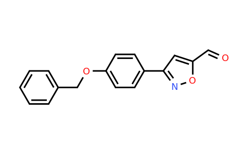CAS 337355-81-4 | 3-(4-Benzyloxy-phenyl)-isoxazole-5-carbaldehyde