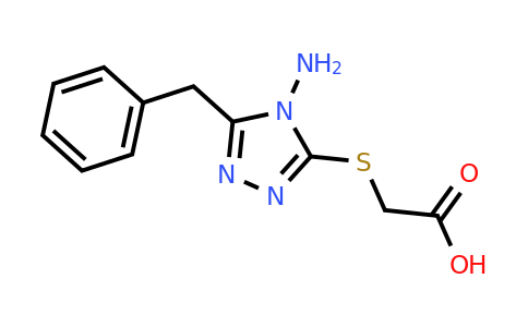 CAS 337487-57-7 | 2-[(4-amino-5-benzyl-4H-1,2,4-triazol-3-yl)sulfanyl]acetic acid
