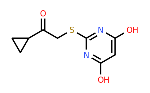 CAS 337488-30-9 | 1-Cyclopropyl-2-((4,6-dihydroxypyrimidin-2-yl)thio)ethanone