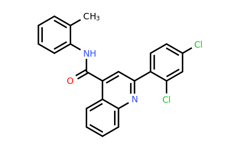 CAS 337501-71-0 | 2-(2,4-Dichlorophenyl)-N-(o-tolyl)quinoline-4-carboxamide
