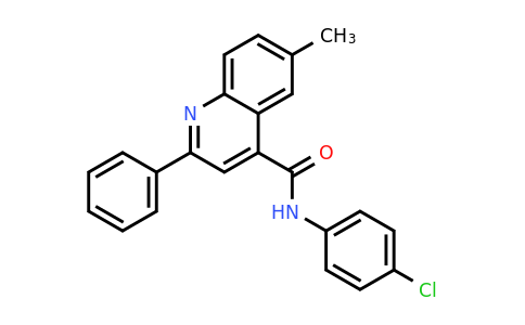 CAS 337501-79-8 | N-(4-Chlorophenyl)-6-methyl-2-phenylquinoline-4-carboxamide