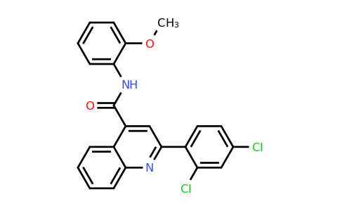 CAS 337501-93-6 | 2-(2,4-Dichlorophenyl)-N-(2-methoxyphenyl)quinoline-4-carboxamide