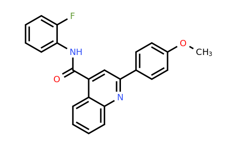 CAS 337503-88-5 | N-(2-Fluorophenyl)-2-(4-methoxyphenyl)quinoline-4-carboxamide