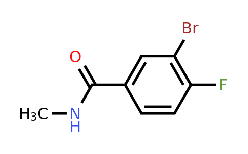 CAS 337536-22-8 | 3-Bromo-4-fluoro-N-methylbenzamide