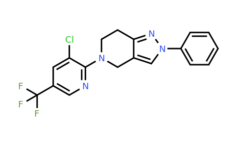 CAS 337919-61-6 | 5-[3-Chloro-5-(trifluoromethyl)-2-pyridinyl]-2-phenyl-4,5,6,7-tetrahydro-2H-pyrazolo[4,3-C]pyridine