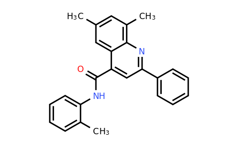 CAS 337924-04-6 | 6,8-Dimethyl-2-phenyl-N-(o-tolyl)quinoline-4-carboxamide