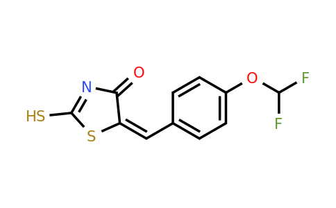 CAS 337933-33-2 | (E)-5-(4-(Difluoromethoxy)benzylidene)-2-mercaptothiazol-4(5H)-one