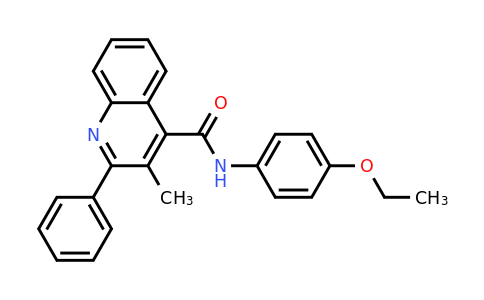 CAS 337936-43-3 | N-(4-Ethoxyphenyl)-3-methyl-2-phenylquinoline-4-carboxamide