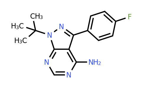 CAS 338391-69-8 | 1-(Tert-butyl)-3-(4-fluorophenyl)-1H-pyrazolo[3,4-D]pyrimidin-4-amine