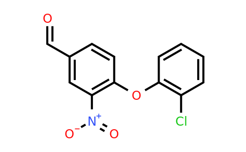 CAS 338403-42-2 | 4-(2-chlorophenoxy)-3-nitrobenzaldehyde