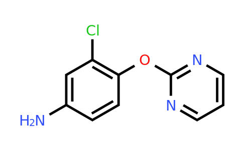 CAS 338413-13-1 | 3-Chloro-4-(pyrimidin-2-yloxy)aniline