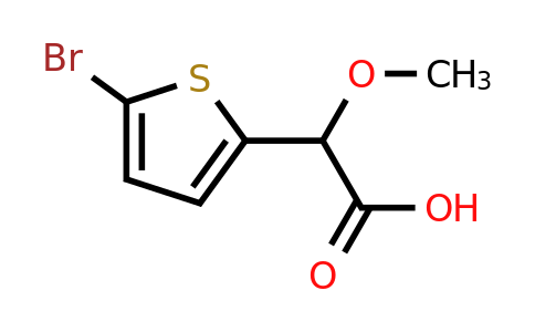 CAS 338745-19-0 | 2-(5-Bromothiophen-2-yl)-2-methoxyacetic acid