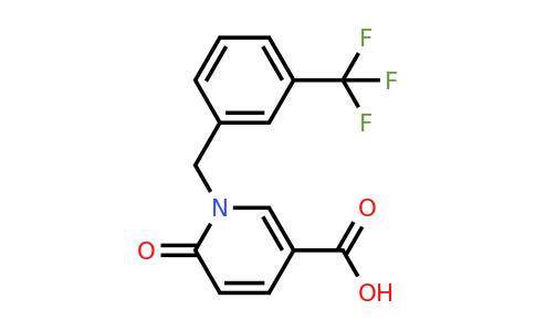 CAS 338783-19-0 | 6-Oxo-1-(3-(trifluoromethyl)benzyl)-1,6-dihydropyridine-3-carboxylic acid