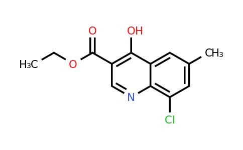 CAS 338795-13-4 | 8-Chloro-4-hydroxy-6-methylquinoline-3-carboxylic acid ethyl ester
