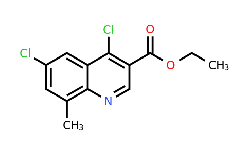 CAS 338954-50-0 | Ethyl 4,6-dichloro-8-methylquinoline-3-carboxylate