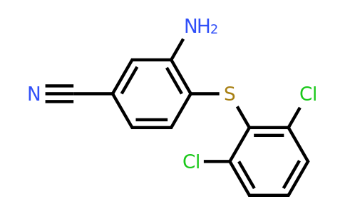 CAS 338982-10-8 | 3-Amino-4-((2,6-dichlorophenyl)thio)benzonitrile