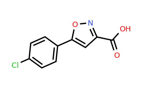 CAS 338982-11-9 | 5-(4-Chlorophenyl)isoxazole-3-carboxylic acid