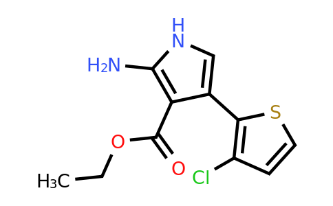 CAS 338982-14-2 | Ethyl 2-amino-4-(3-chlorothiophen-2-yl)-1H-pyrrole-3-carboxylate