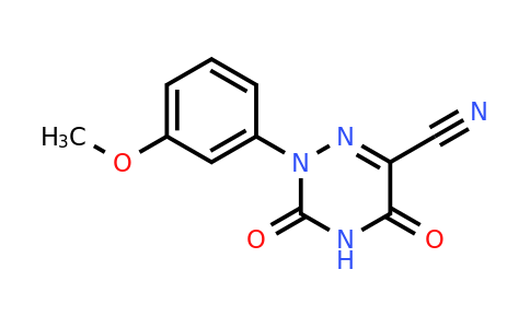CAS 338982-38-0 | 2-(3-Methoxyphenyl)-3,5-dioxo-2,3,4,5-tetrahydro-1,2,4-triazine-6-carbonitrile