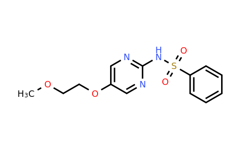 CAS 339-44-6 | N-(5-(2-Methoxyethoxy)pyrimidin-2-yl)benzenesulfonamide