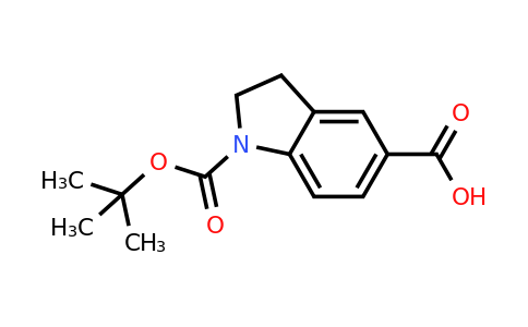 CAS 339007-88-4 | 1-(tert-Butoxycarbonyl)indoline-5-carboxylic acid