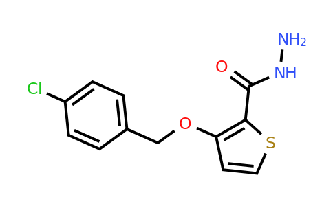CAS 339009-44-8 | 3-((4-Chlorobenzyl)oxy)thiophene-2-carbohydrazide