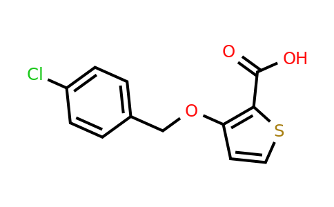 CAS 339009-58-4 | 3-[(4-Chlorobenzyl)oxy]-2-thiophenecarboxylic acid