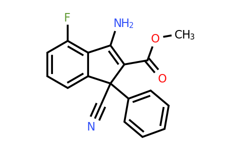 CAS 339010-38-7 | Methyl 3-amino-1-cyano-4-fluoro-1-phenyl-1H-indene-2-carboxylate