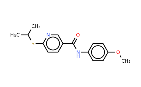 CAS 339011-54-0 | 6-(Isopropylsulfanyl)-N-(4-methoxyphenyl)nicotinamide