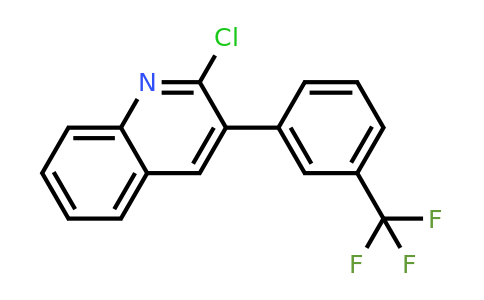 CAS 339013-58-0 | 2-Chloro-3-(3-(trifluoromethyl)phenyl)quinoline