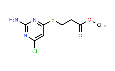 CAS 339016-01-2 | Methyl 3-((2-amino-6-chloropyrimidin-4-yl)thio)propanoate