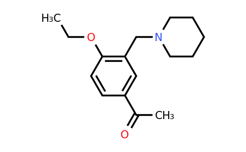 CAS 339058-63-8 | 1-{4-ethoxy-3-[(piperidin-1-yl)methyl]phenyl}ethan-1-one