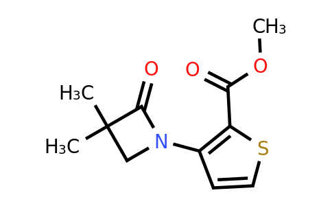 CAS 339100-30-0 | Methyl 3-(3,3-dimethyl-2-oxoazetidin-1-yl)thiophene-2-carboxylate