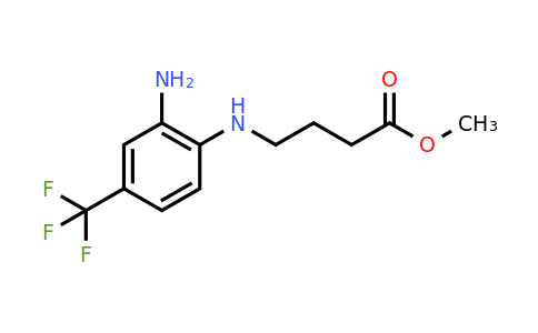 CAS 339101-34-7 | Methyl 4-((2-amino-4-(trifluoromethyl)phenyl)amino)butanoate